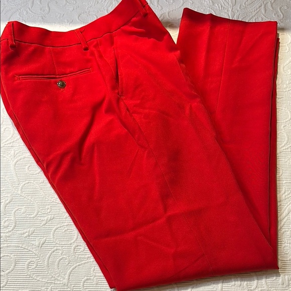 Elegant Red Women's Trousers - Picture 1 of 13